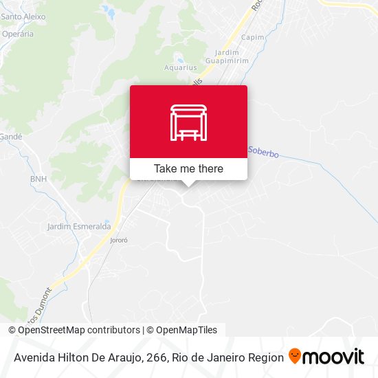 Avenida Hilton De Araujo, 266 map