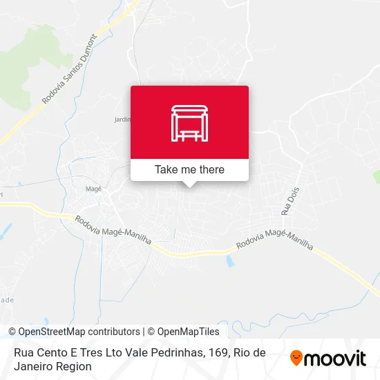 Rua Cento E Tres Lto Vale Pedrinhas, 169 map