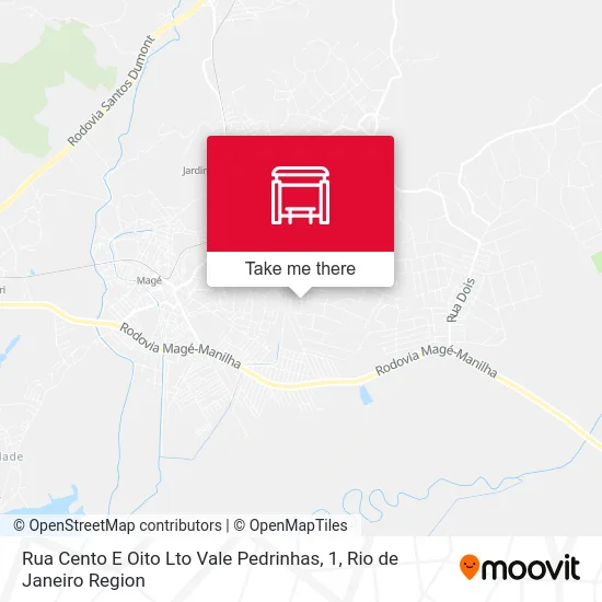 Rua Cento E Oito Lto Vale Pedrinhas, 1 map