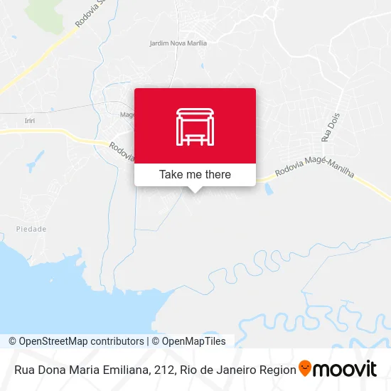 Rua Dona Maria Emiliana, 212 map