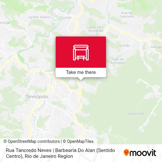 Rua Tancredo Neves | Barbearia Do Alan (Sentido Centro) map