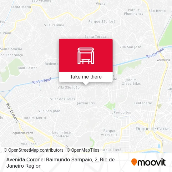 Avenida Coronel Raimundo Sampaio, 2 map