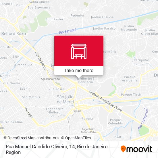 Mapa Rua Manuel Cândido Oliveira, 14