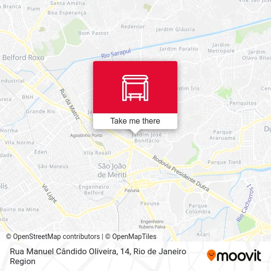 Rua Manuel Cândido Oliveira, 14 map