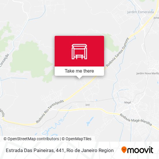 Estrada Das Paineiras, 441 map