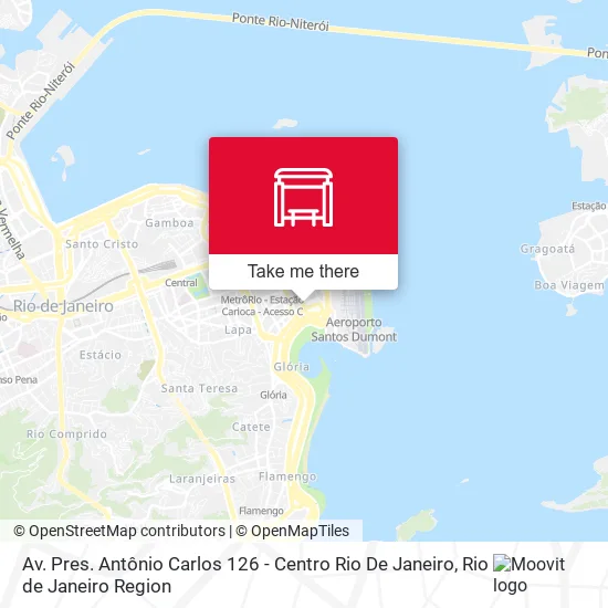 Av. Pres. Antônio Carlos 126 - Centro Rio De Janeiro map