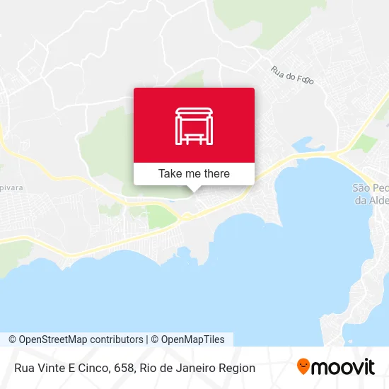 Rua Vinte E Cinco, 658 map