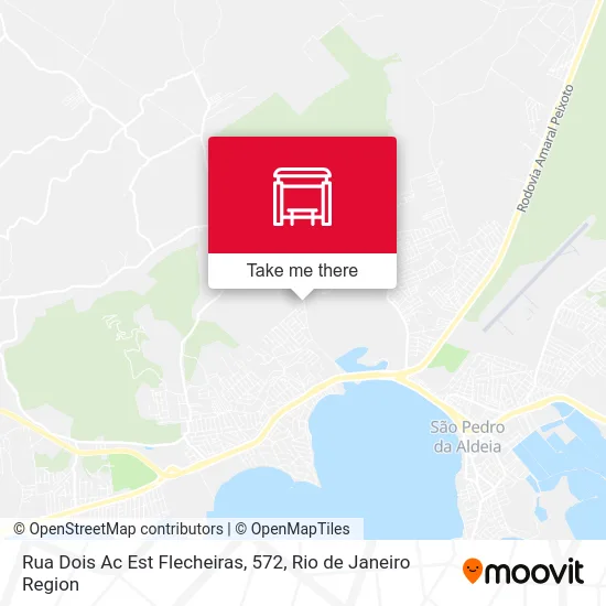 Rua Dois Ac Est Flecheiras, 572 map