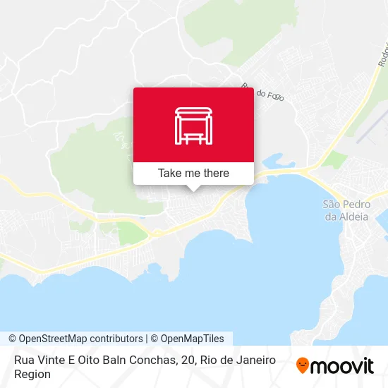 Rua Vinte E Oito Baln Conchas, 20 map