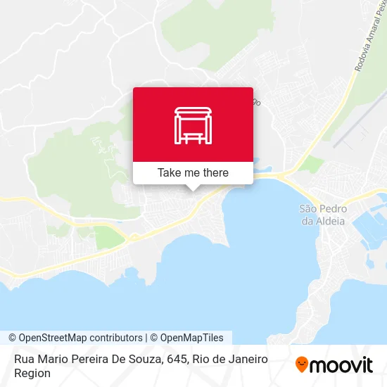 Rua Mario Pereira De Souza, 645 map