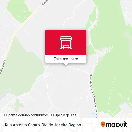 Rua Antônio Castro map