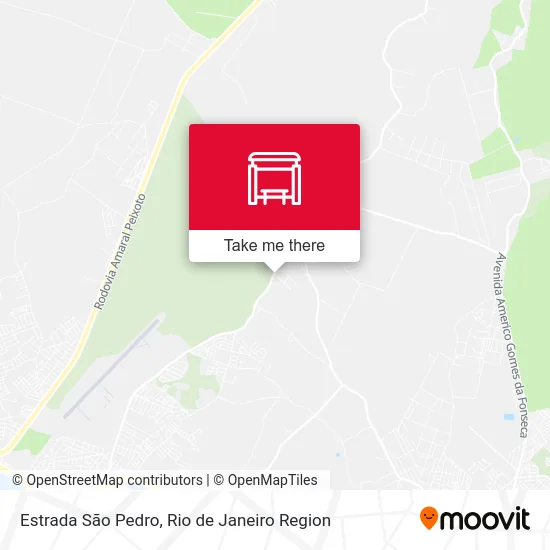 Estrada São Pedro map