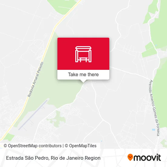 Estrada São Pedro map