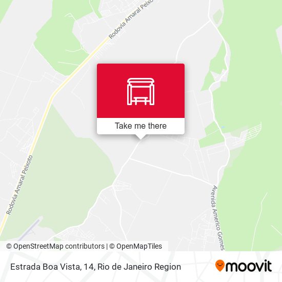 Estrada Boa Vista, 14 map