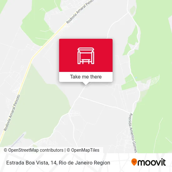 Estrada Boa Vista, 14 map