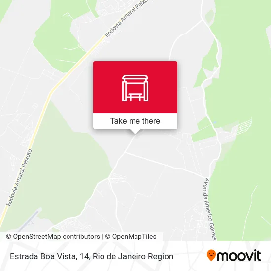 Estrada Boa Vista, 14 map