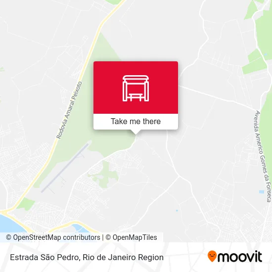 Estrada São Pedro map