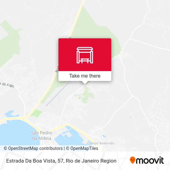 Estrada Da Boa Vista, 57 map