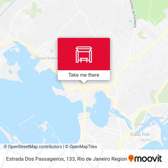 Estrada Dos Passageiros, 133 map