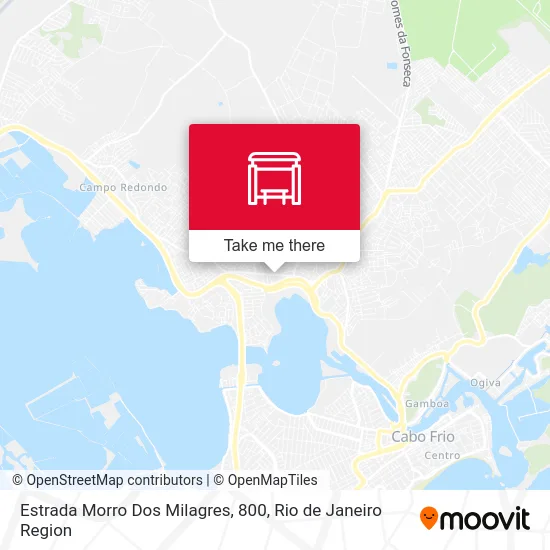 Estrada Morro Dos Milagres, 800 map