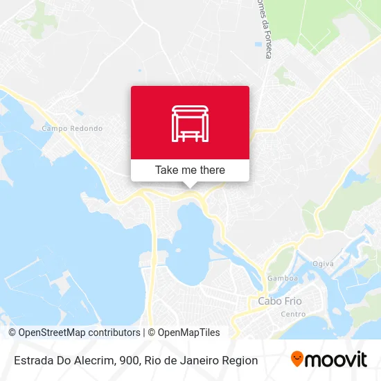 Estrada Do Alecrim, 900 map