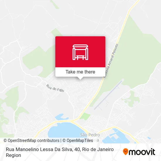 Rua Manoelino Lessa Da Silva, 40 map