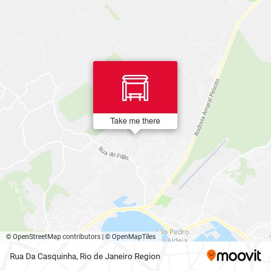 Rua Da Casquinha map