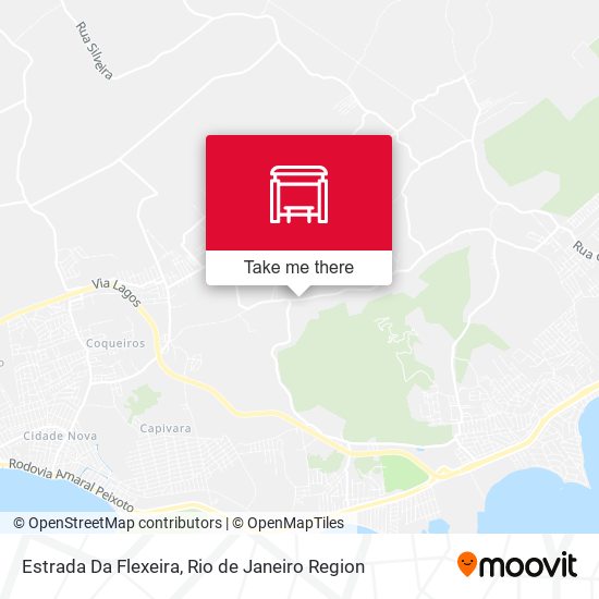 Estrada Da Flexeira map