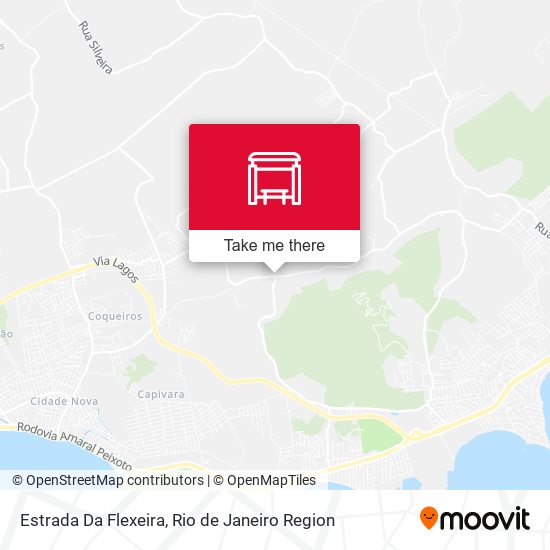 Estrada Da Flexeira map
