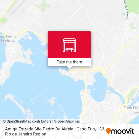 Antiga Estrada São Pedro Da Aldeia - Cabo Frio, 133 map