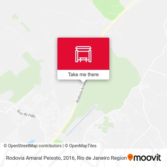 Rodovia Amaral Peixoto, 2016 map