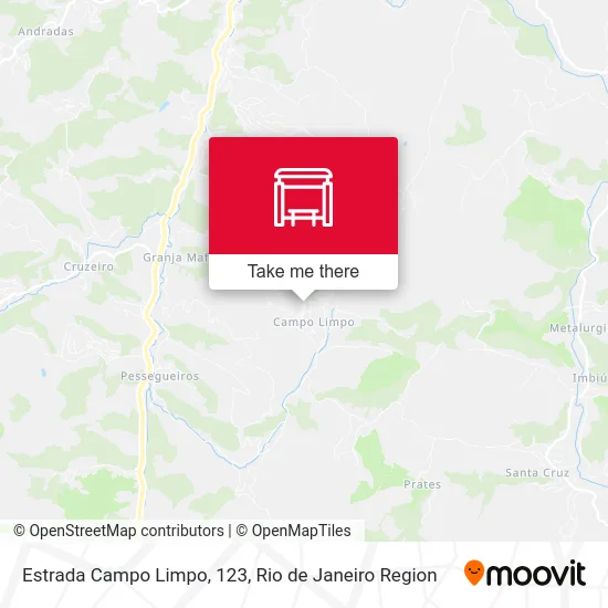 Estrada Campo Limpo, 123 map