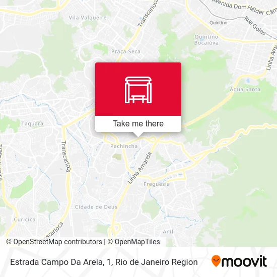 Estrada Campo Da Areia, 1 map