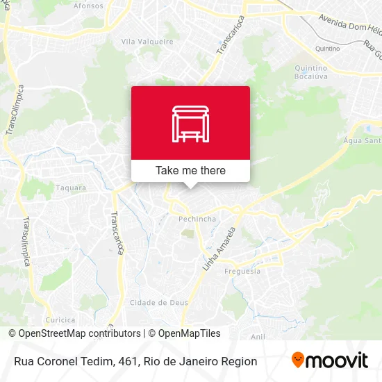 Rua Coronel Tedim, 461 map