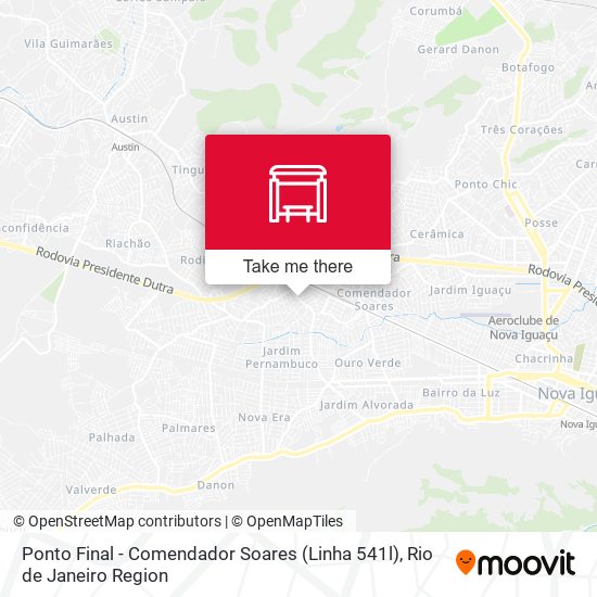 Ponto Final - Comendador Soares (Linha 541l) map