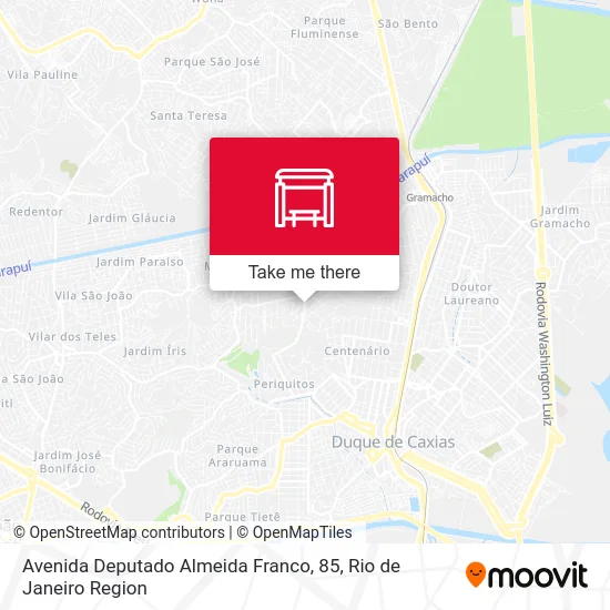 Avenida Deputado Almeida Franco, 85 map