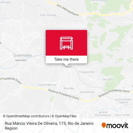 Rua Márcio Vieira De Oliveira, 175 map