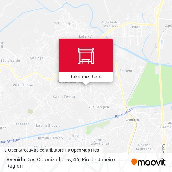 Avenida Dos Colonizadores, 46 map