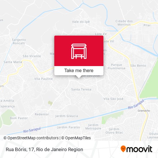 Rua Bóris, 17 map
