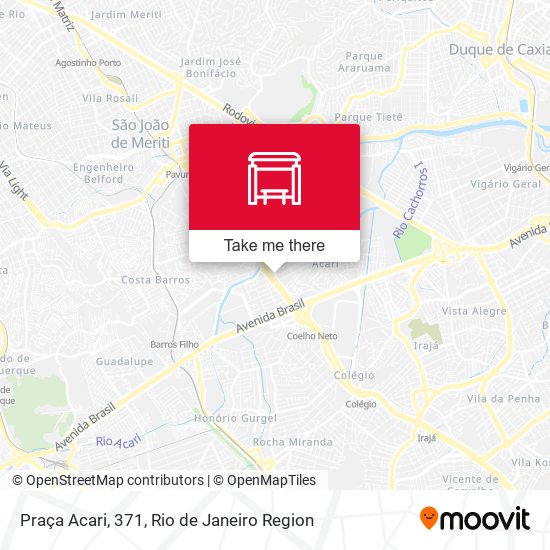Praça Acari, 371 map