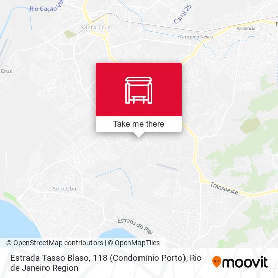 Estrada Tasso Blaso, 118 (Condomínio Porto) map