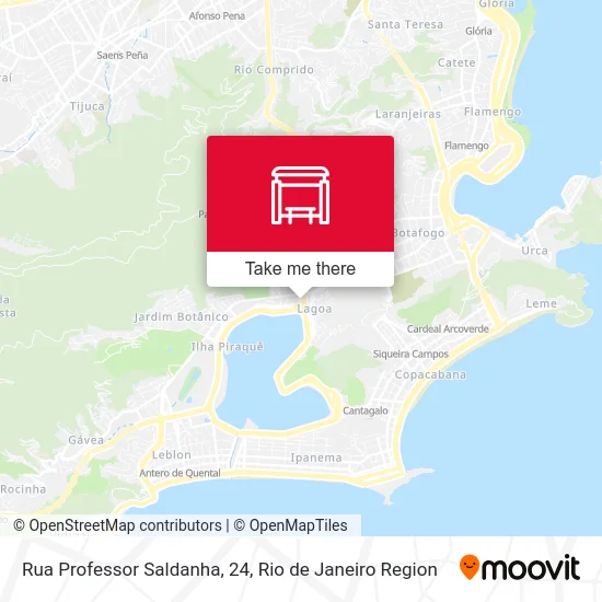 Rua Professor Saldanha, 24 map