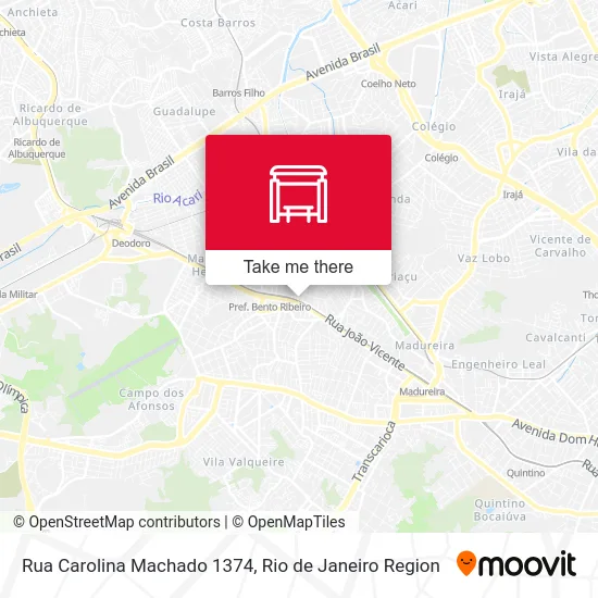 Rua Carolina Machado 1374 map