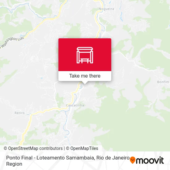 Ponto Final - Loteamento Samambaia map