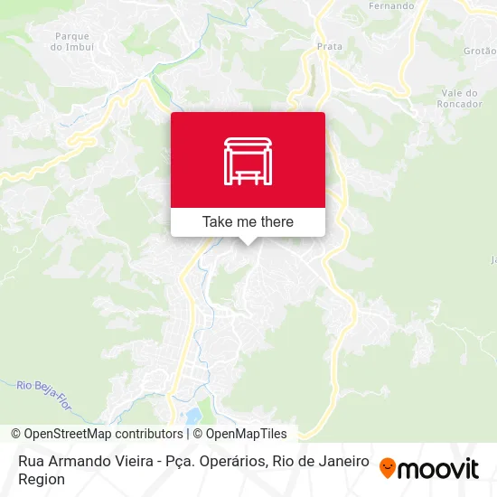 Rua Armando Vieira - Pça. Operários map