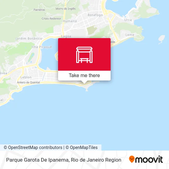 Parque Garota De Ipanema map