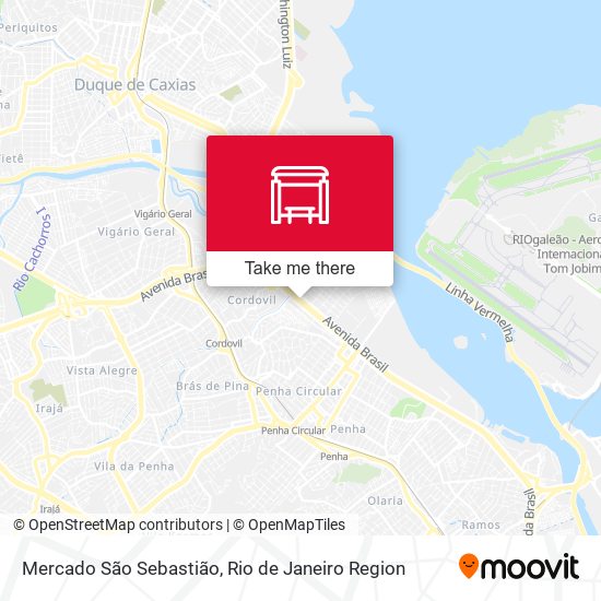 Mapa Mercado São Sebastião