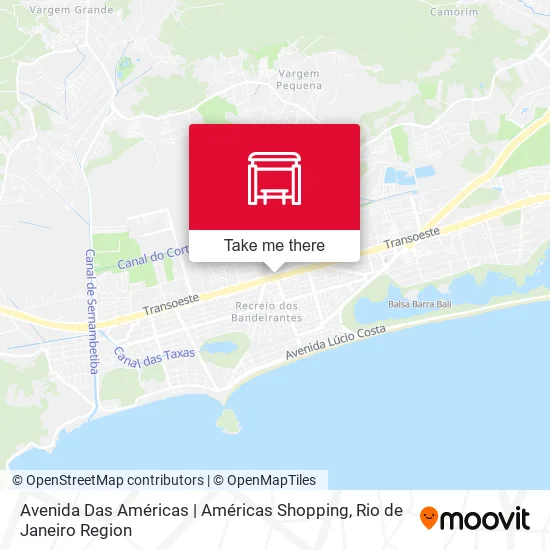 Avenida Das Américas | Américas Shopping map