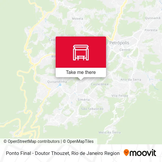 Ponto Final - Doutor Thouzet map