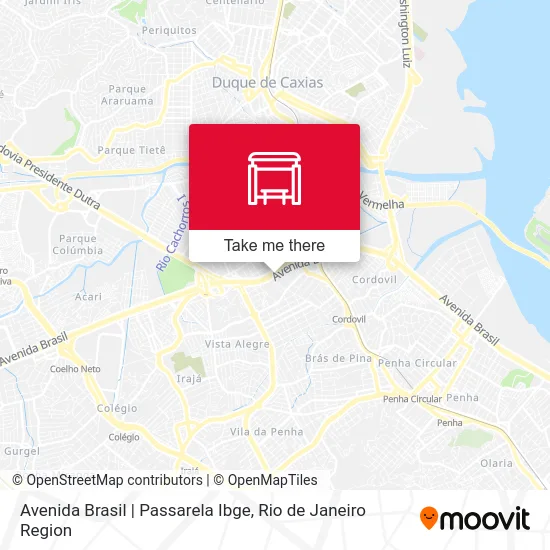 Avenida Brasil | Passarela Ibge map